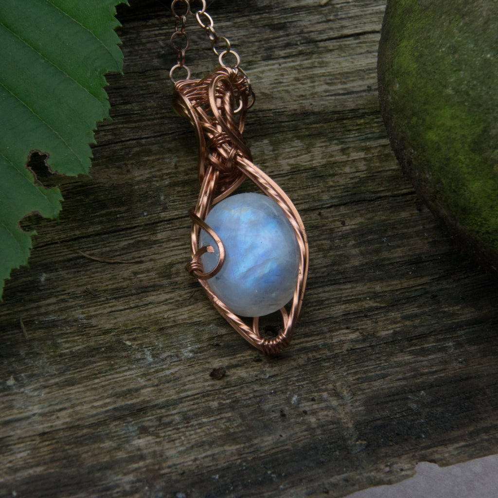 collana labradorite bianca