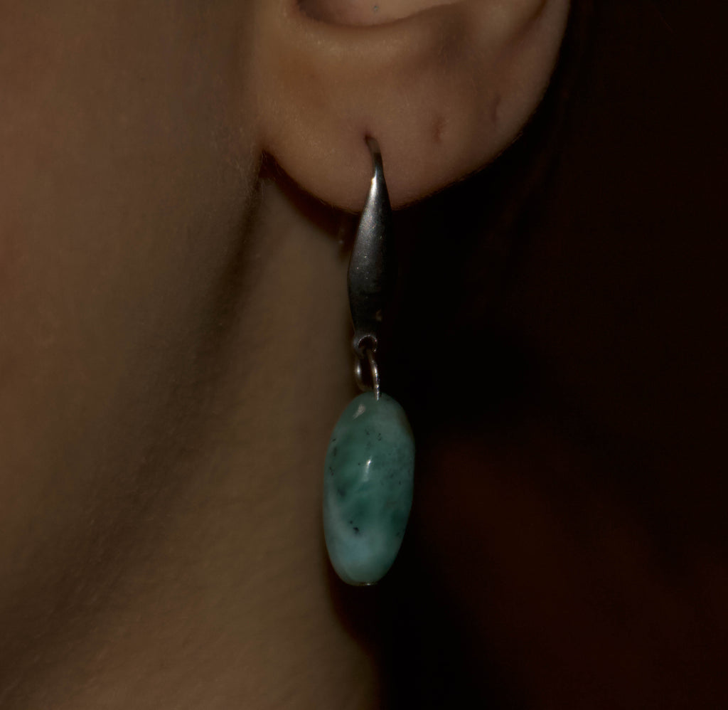 Orecchini in Larimar