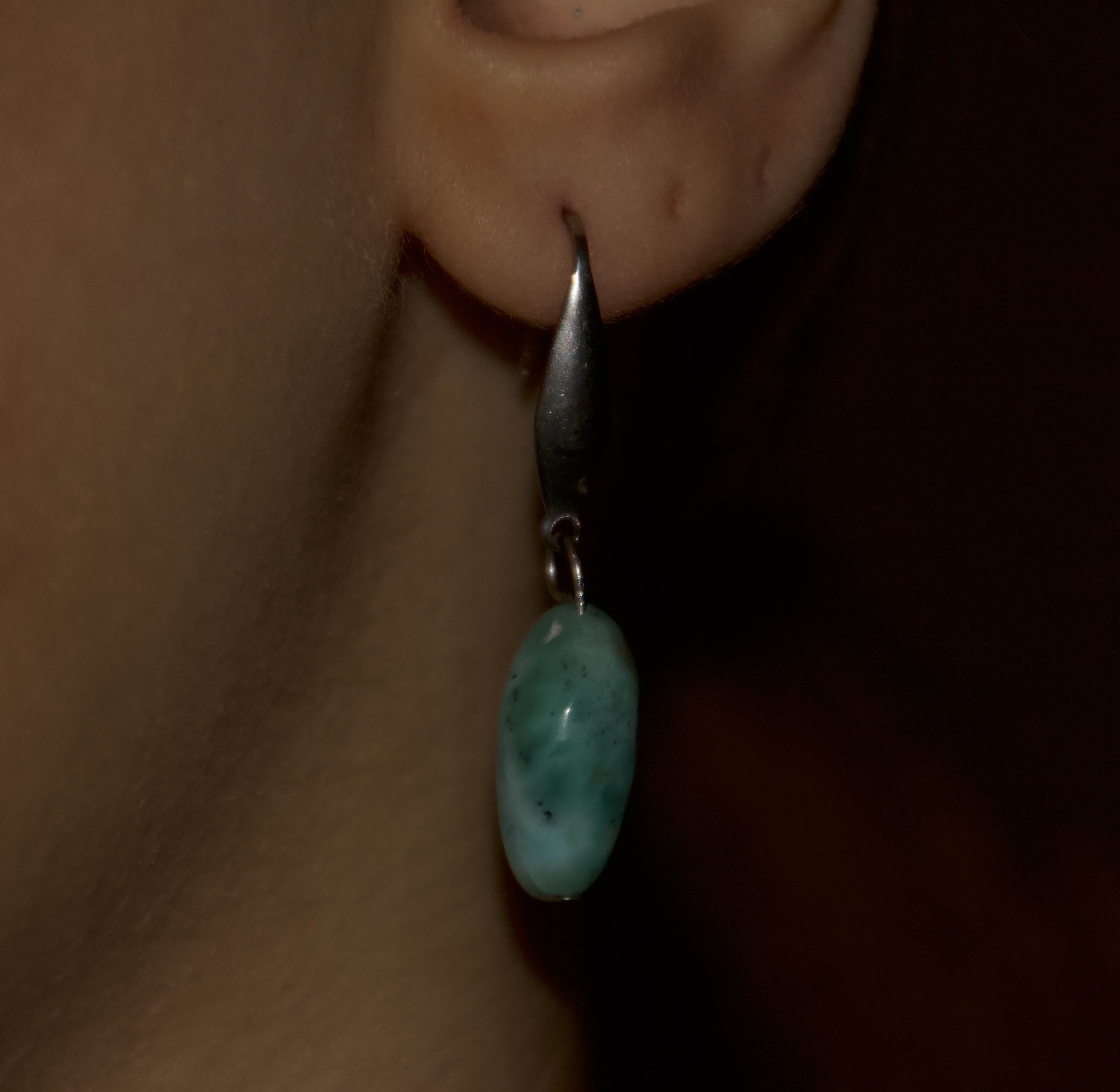 Orecchini in Larimar