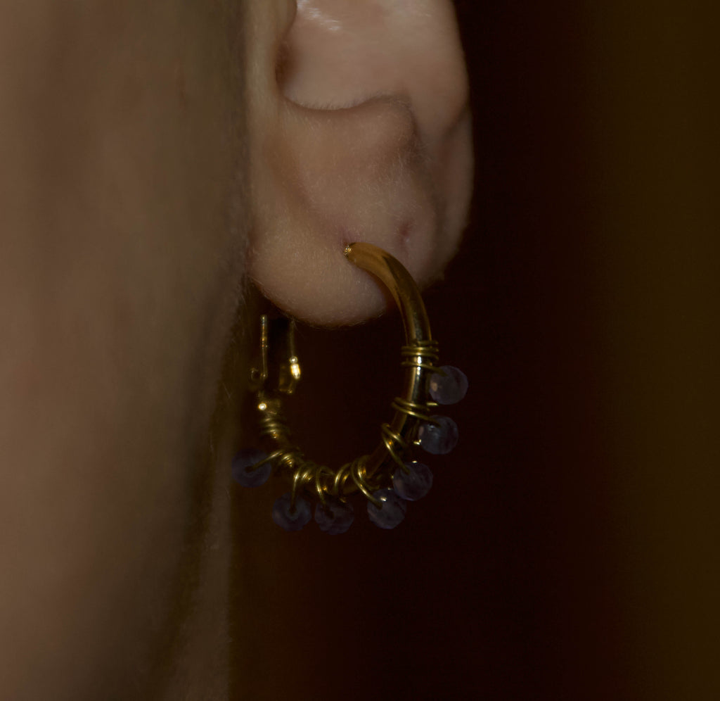 Orecchini in Tanzanite