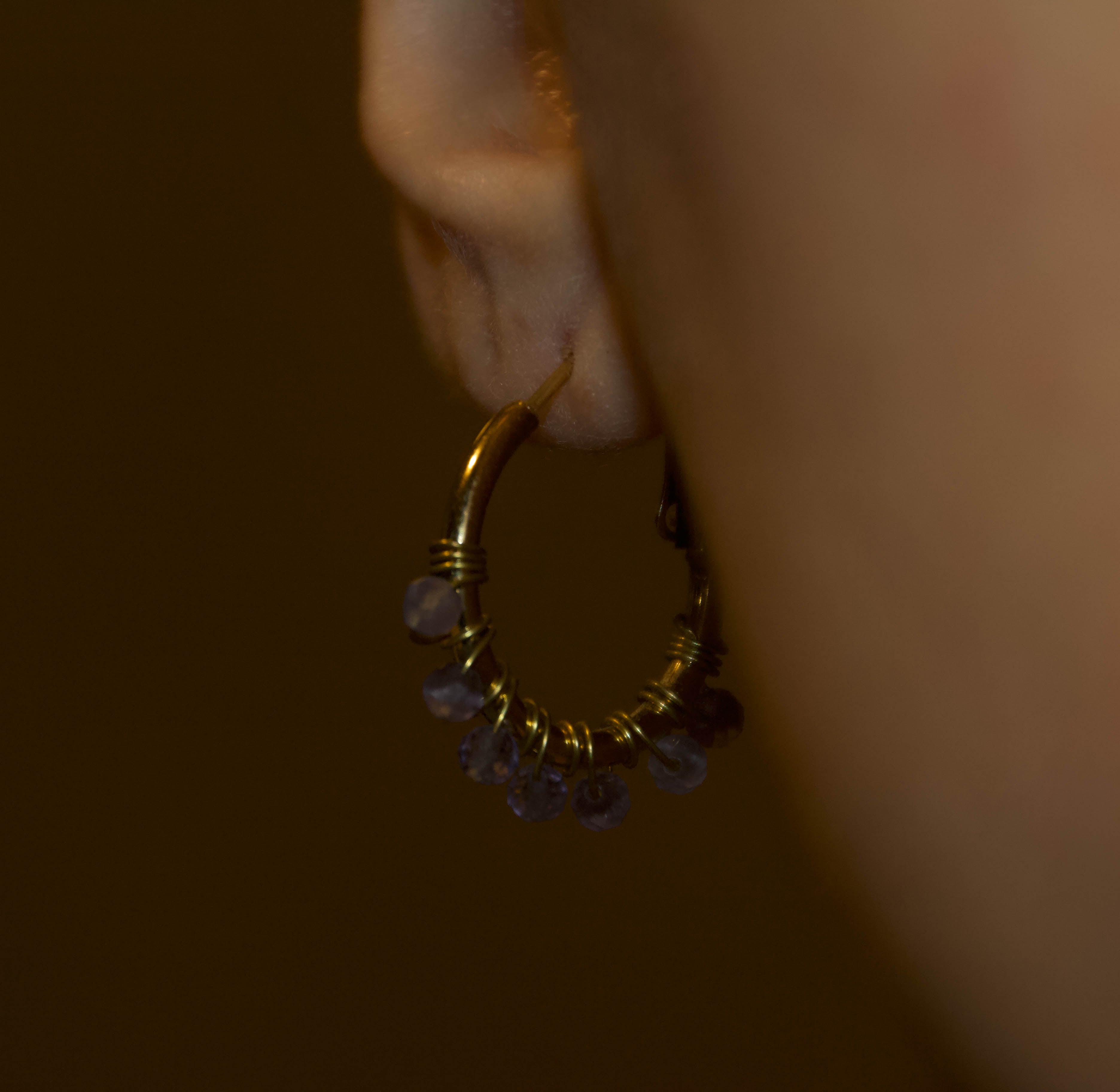 Orecchini in Tanzanite