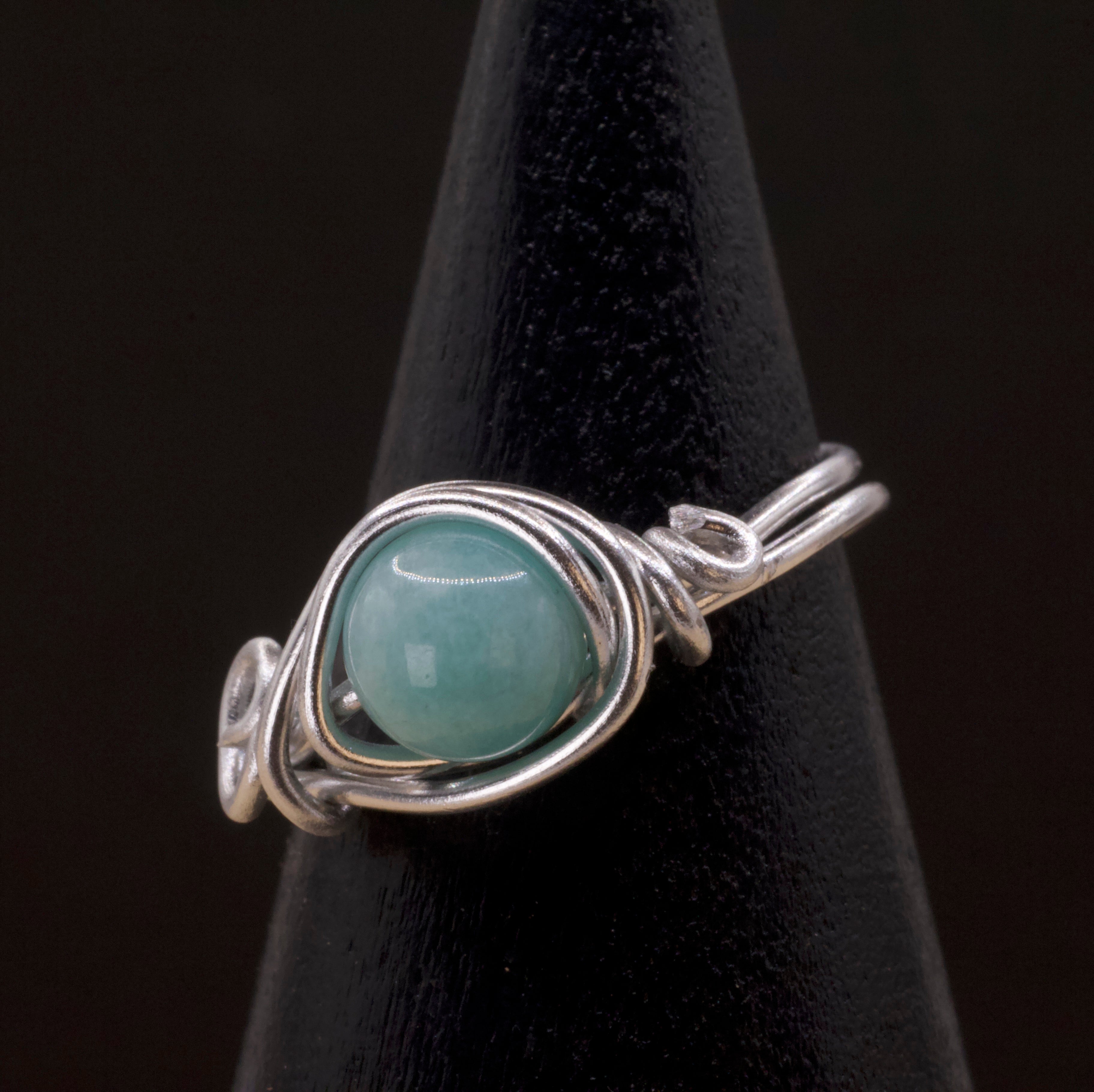 Anello in amazzonite