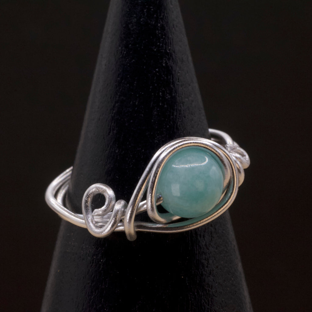 Anello in amazzonite