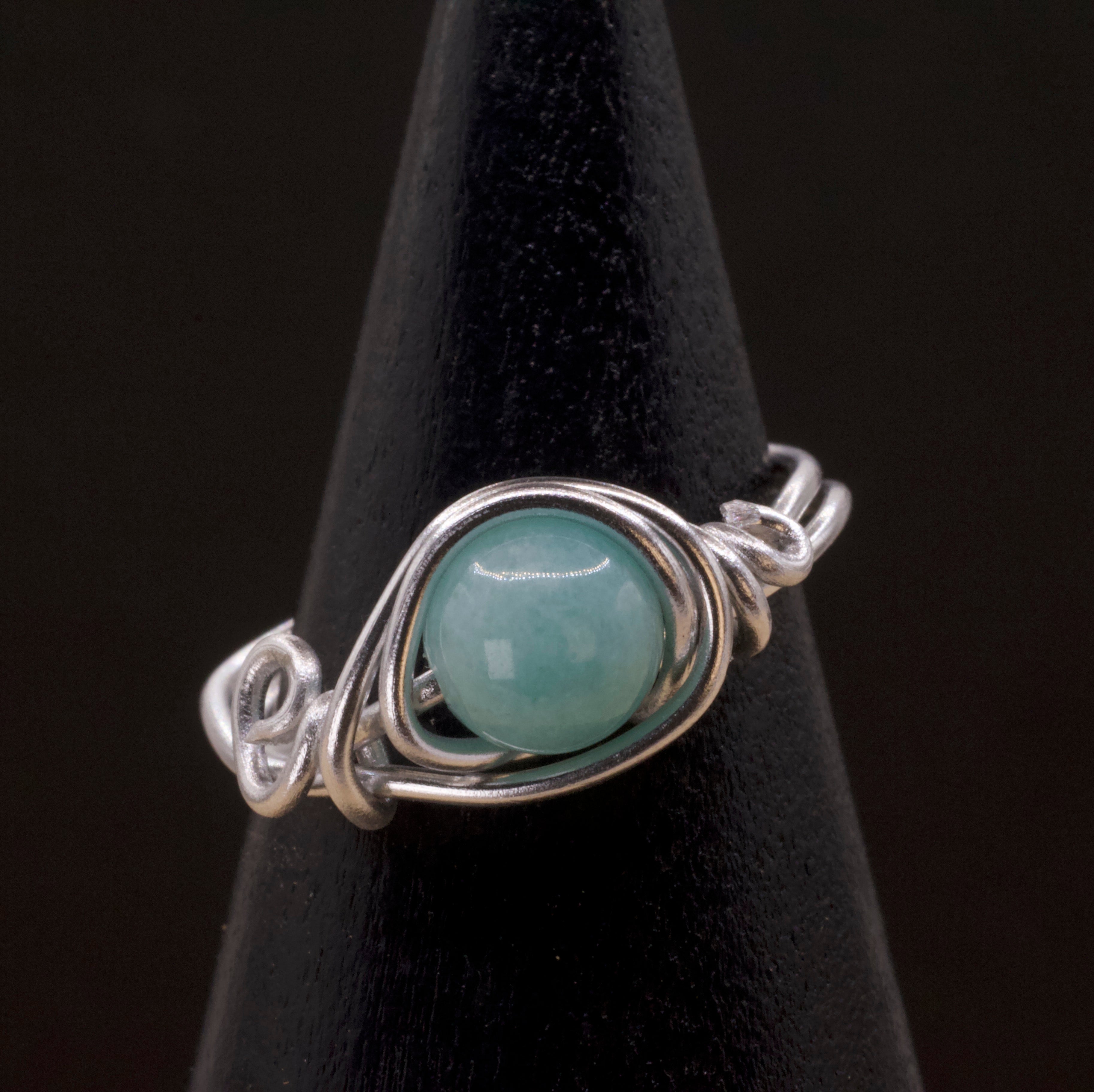 Anello in amazzonite