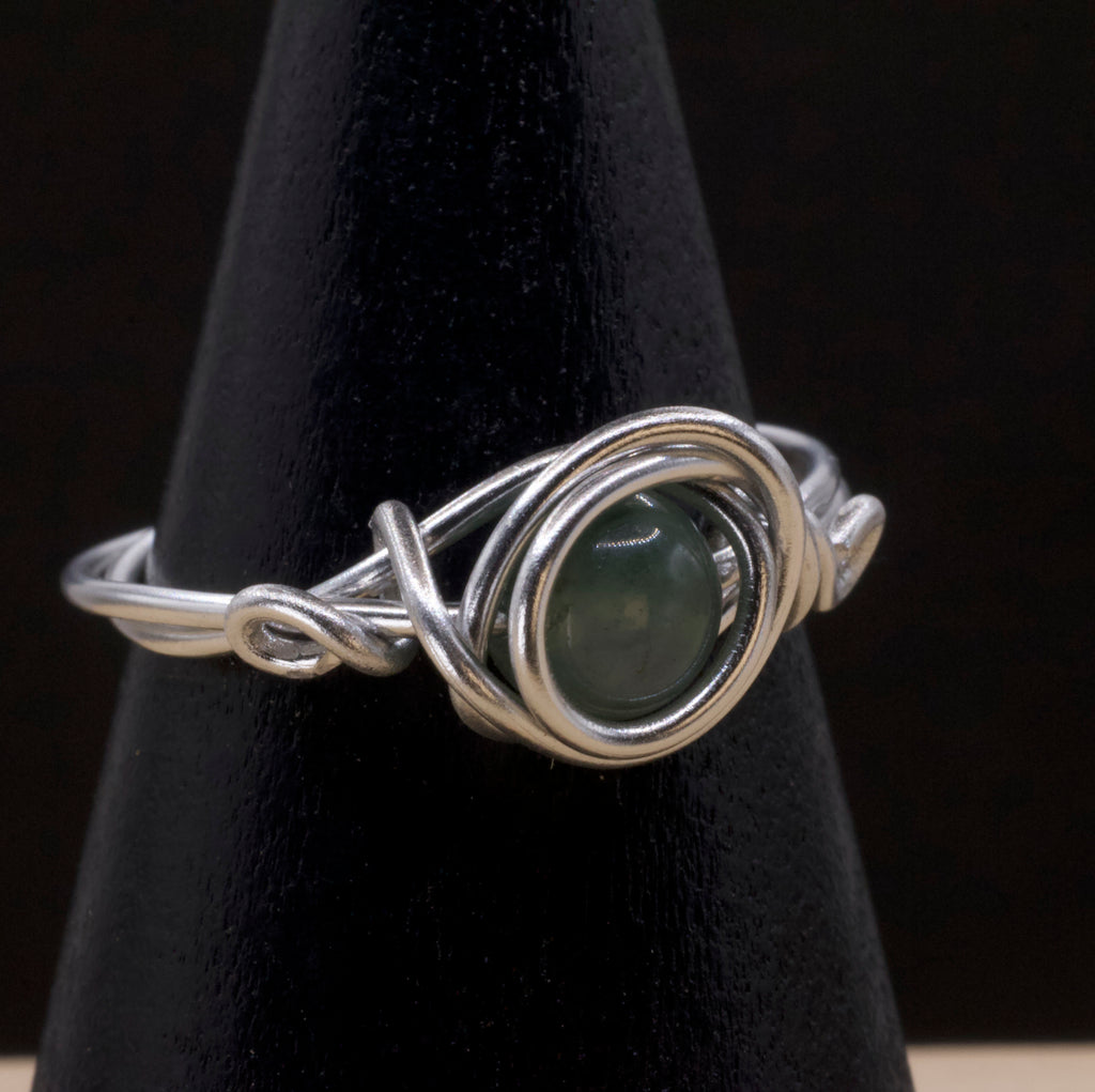 Anello in agata muschiata