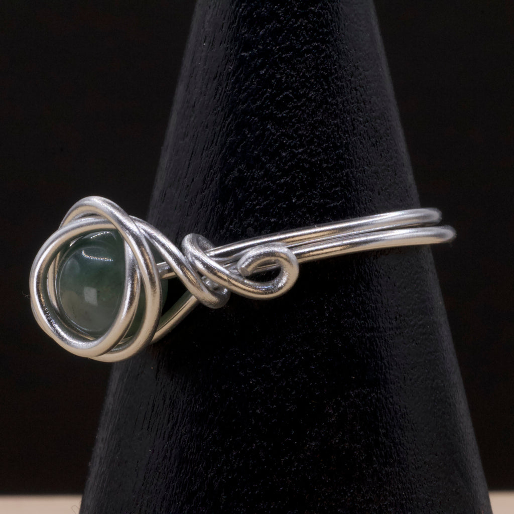 Anello in agata muschiata