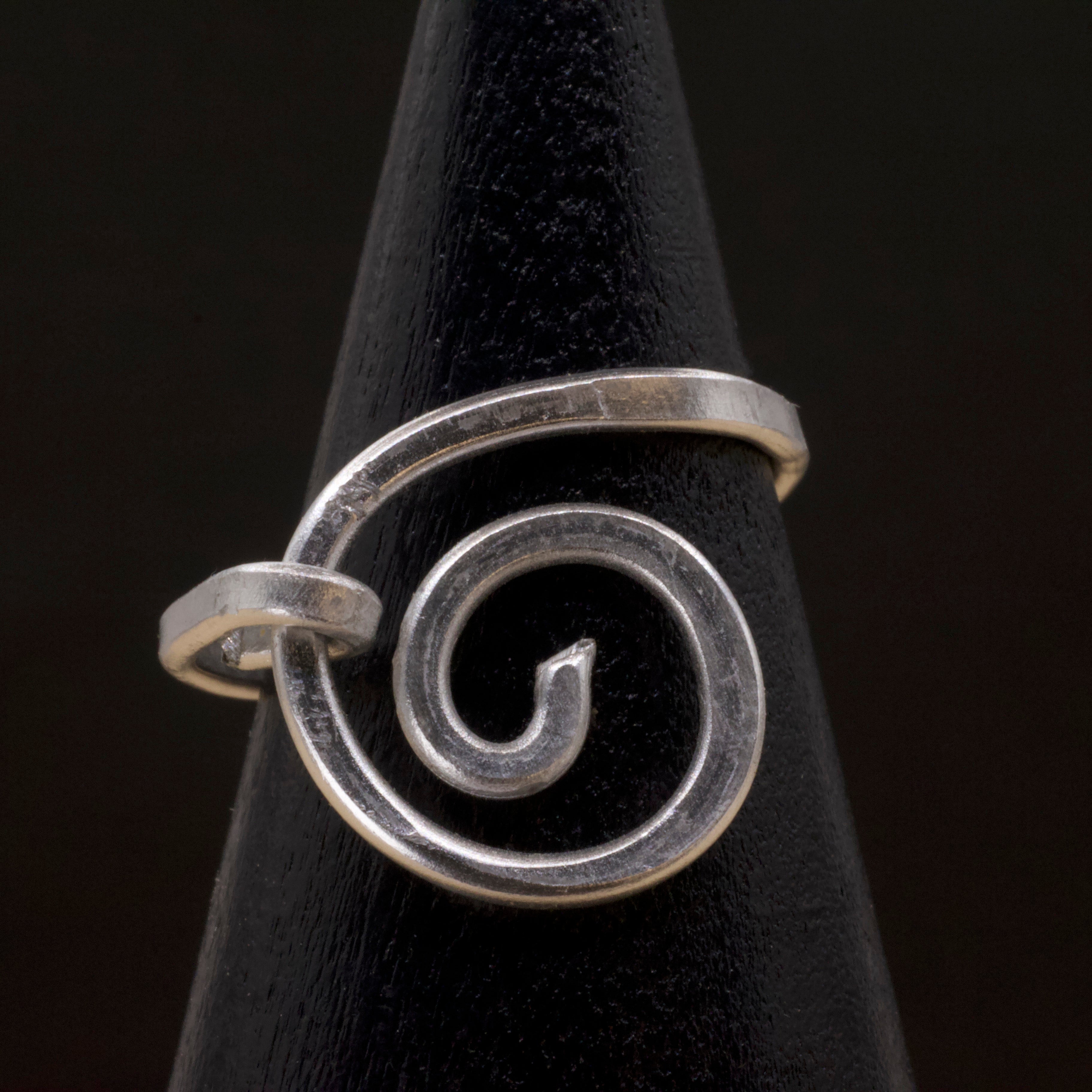 Anello spirale in alluminio | linea essenziale
