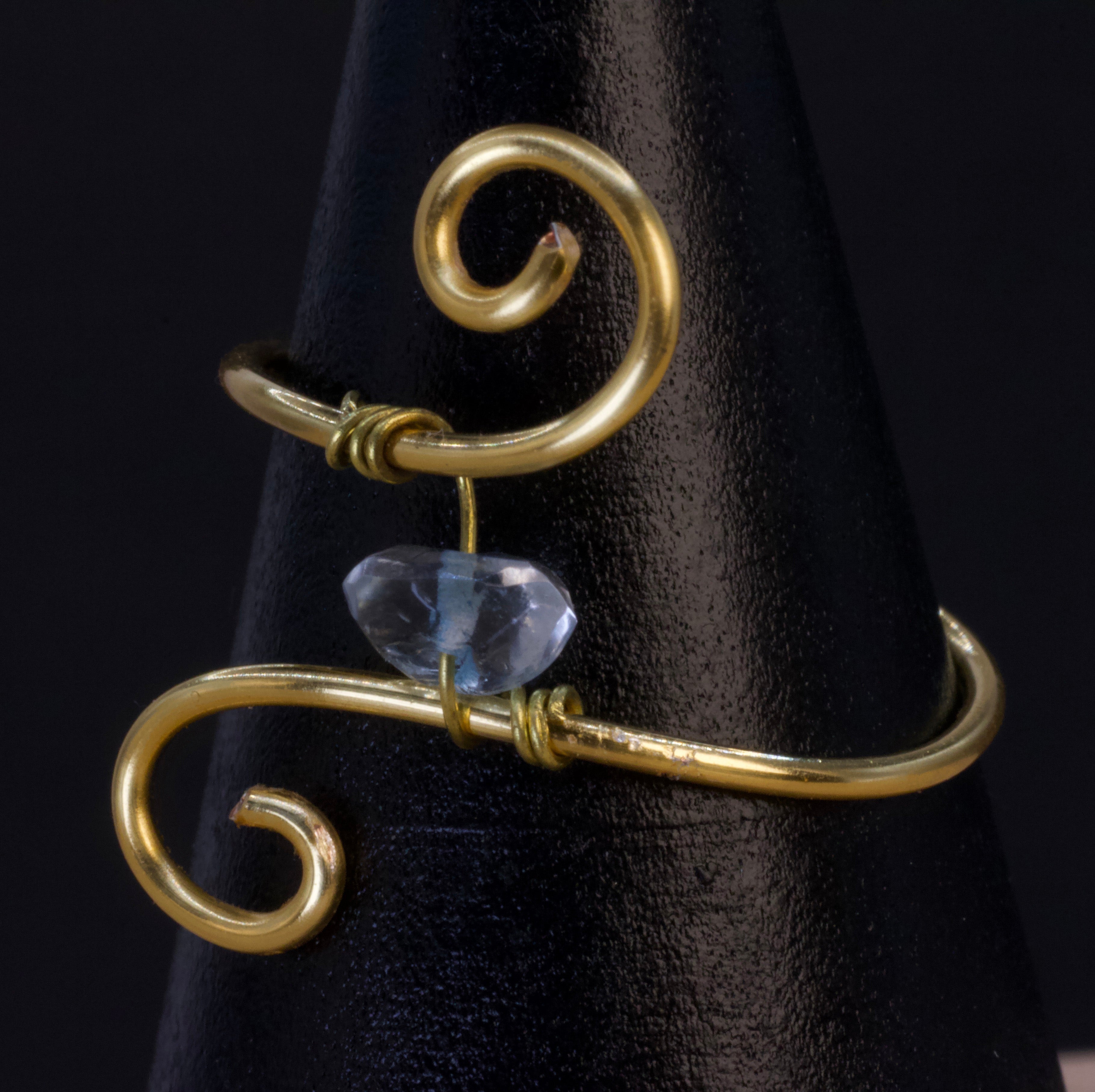 Anello in tanzanite | spirale di intuizione