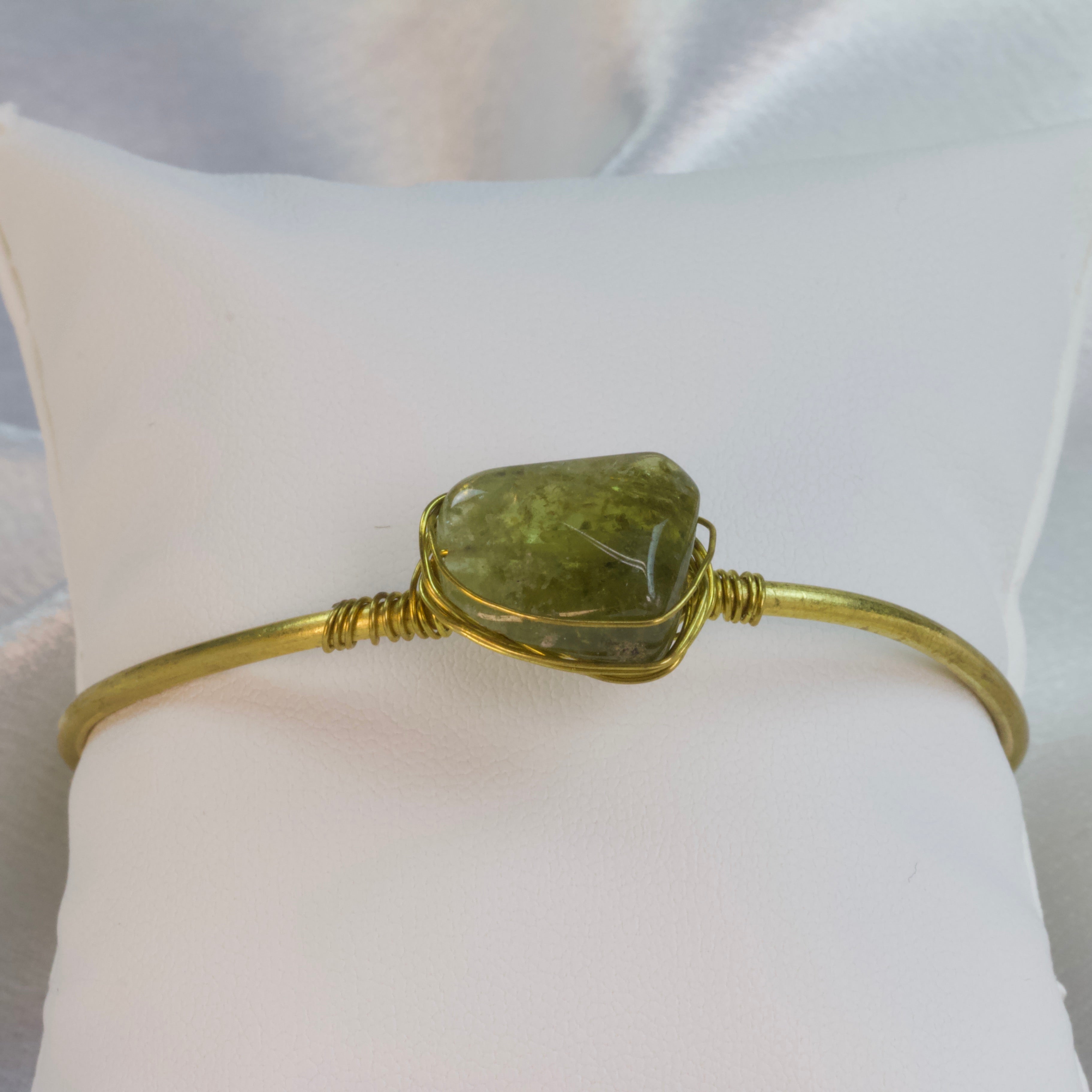 Bracciale in granato verde