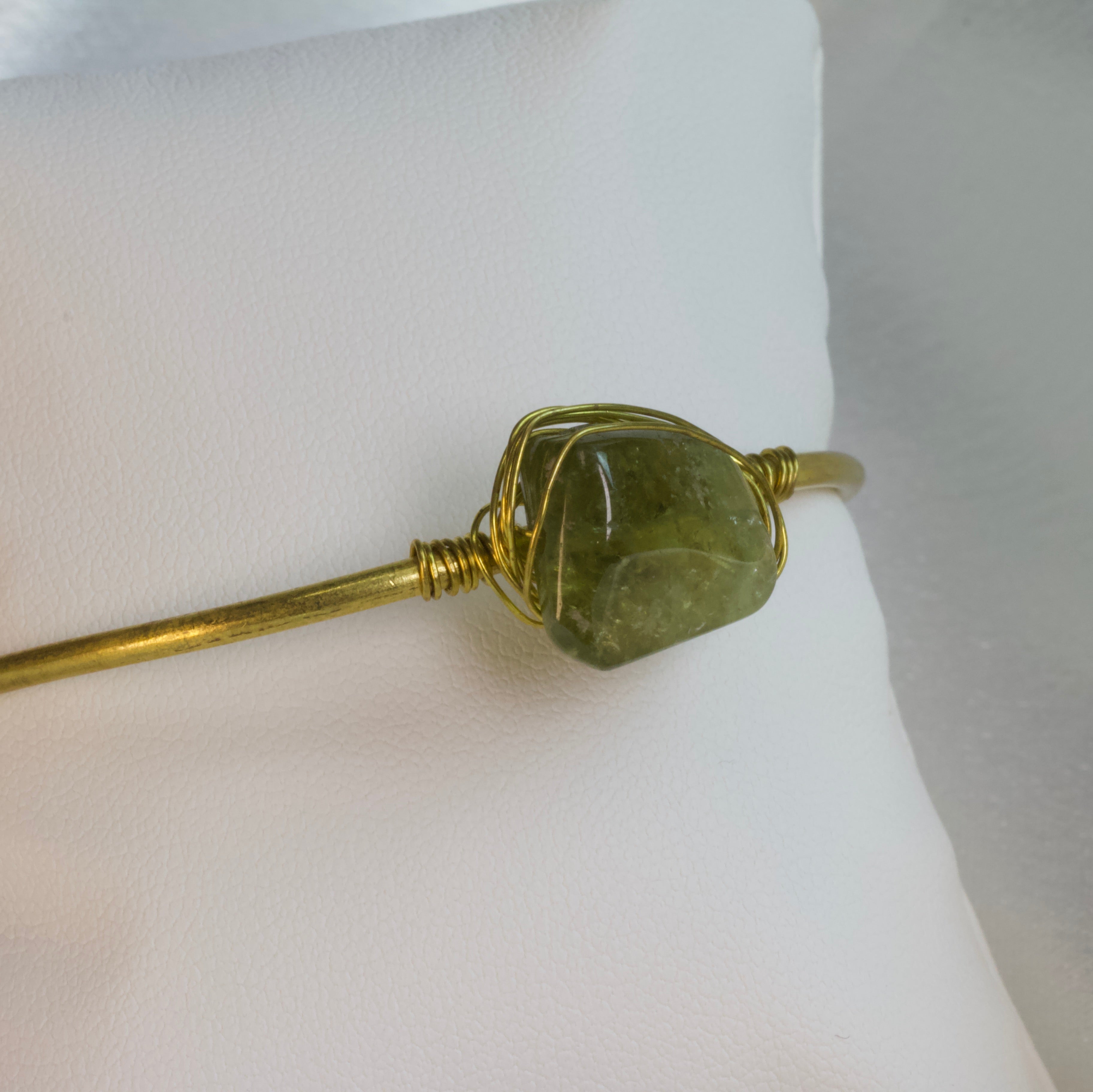 Bracciale in granato verde