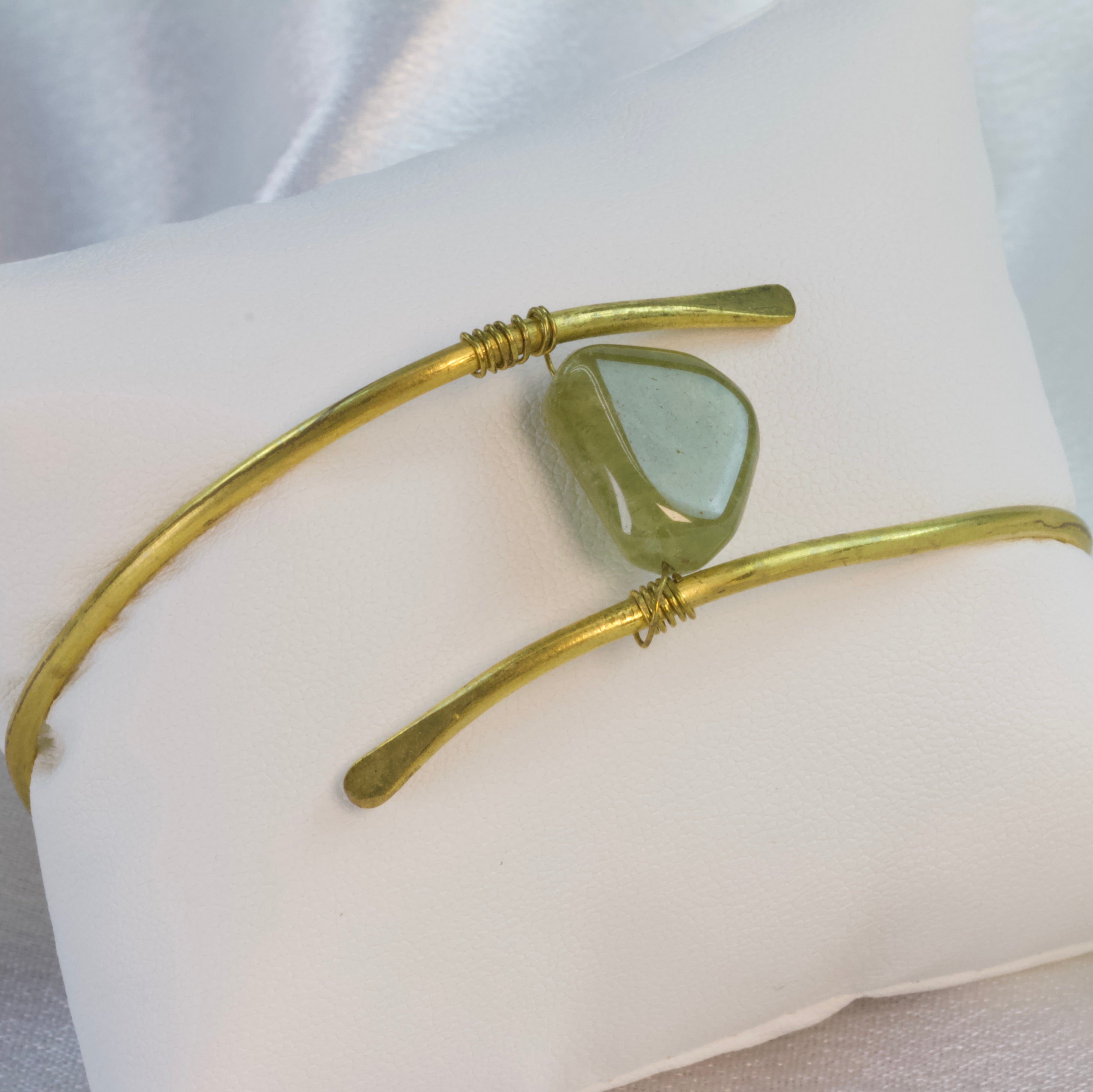 Bracciale in granato verde