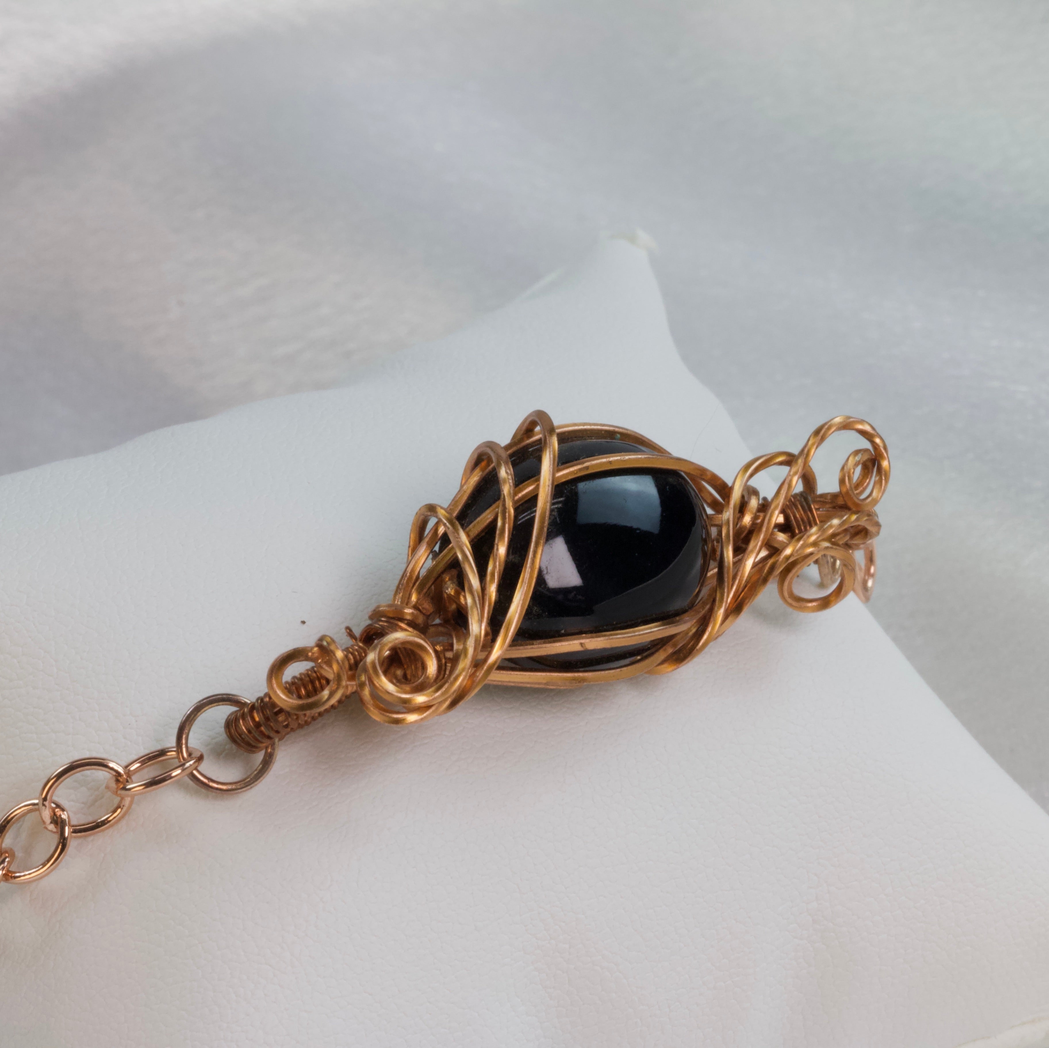 Bracciale in onice nero