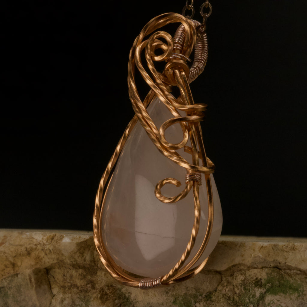 Collana Quarzo Rosa